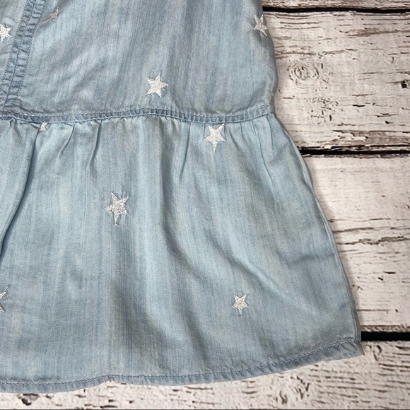 Velvet Heart Chambray Star Embroidered Peplum Top - Picture 7 of 7